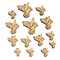 Sparrow Bird in Flight Mini Wood Shape Charms Jewelry DIY Craft